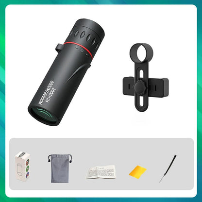 🔭 50% OFF NOW! ✨ Outdoor Portable Monocular Telescope - 12x50 High Definition with Smartphone Adapter for Adventures 🌄📱